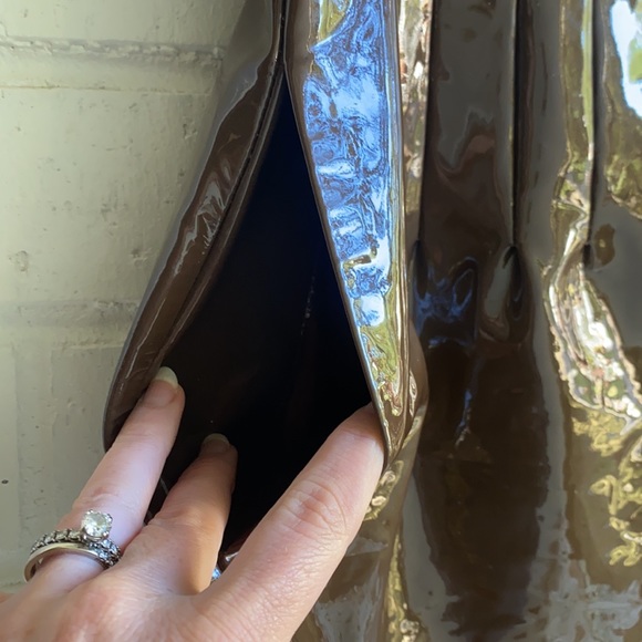 NWT Nina Ricci Patent Leather Mini Skirt - Picture 4 of 8